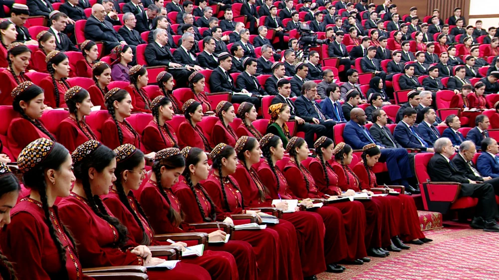 THE PRESENTATION CEREMONY OF THE SELECTED WORKS OF MAGTYMGULY PYRAGY TRANSLATED INTO THE  ITALIAN LANGUAGE surady