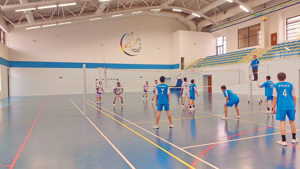 WOLEÝBOL BÄSLEŞIGI GEÇIRILDI