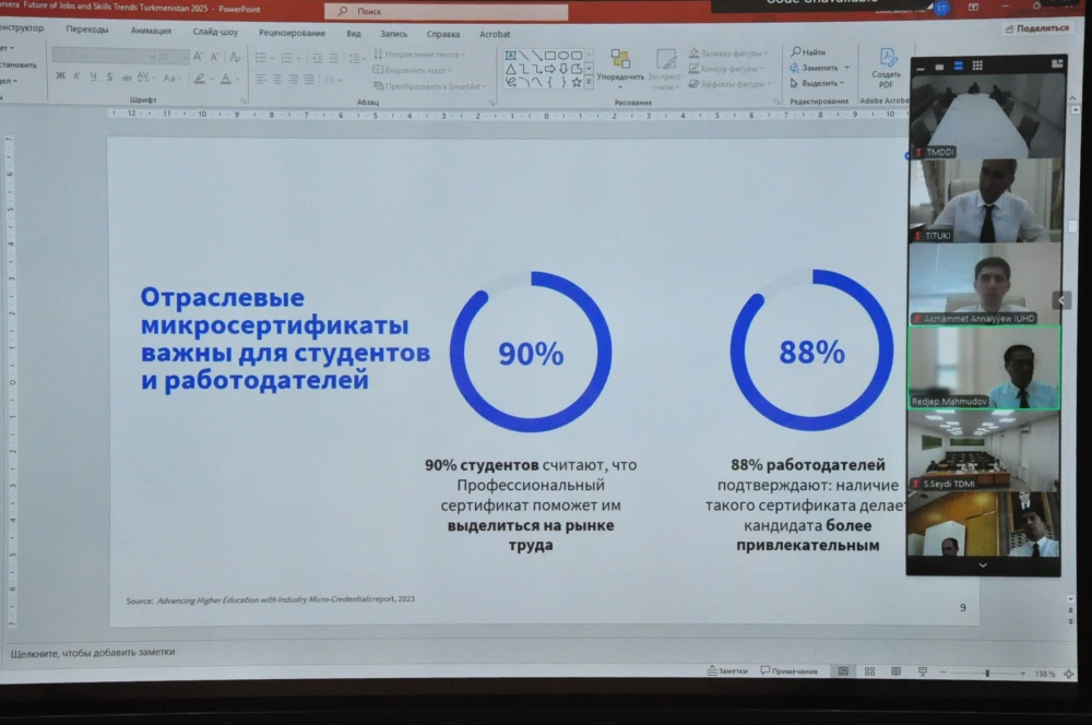 Sanly ulgam boýunça hyzmatdaşlyk barha giňeýär