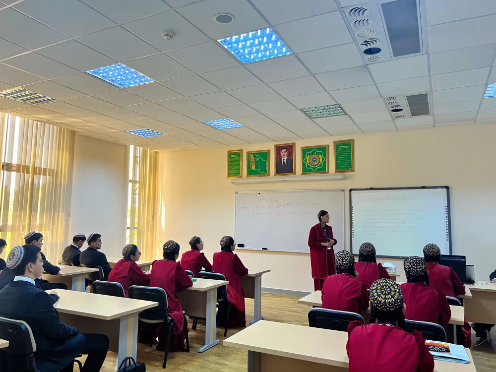 «Ýaş ykdysatçylar» ylmy gurnagynyň nobatdaky geçirilen duşuşygy