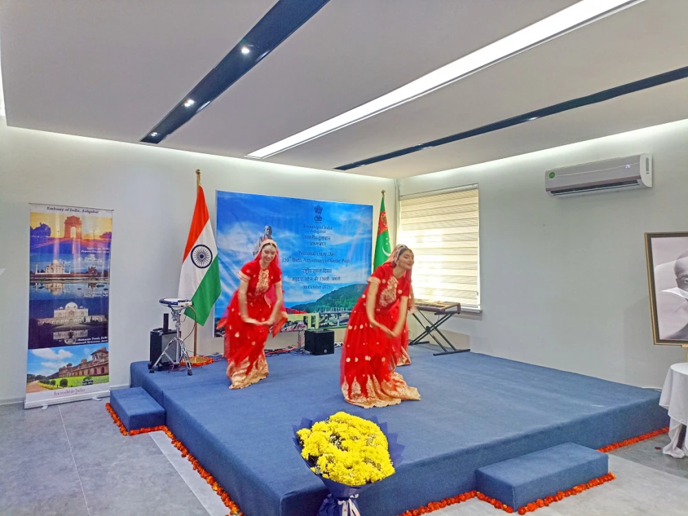 EMBASSY OF INDIA IN ASHGABAT OBSERVED NATIONAL UNITY DAY AND COMMEMORATION OF THE 150TH BIRTH ANNIVERSARY OF SARDAR VALLABHBHAI PATEL