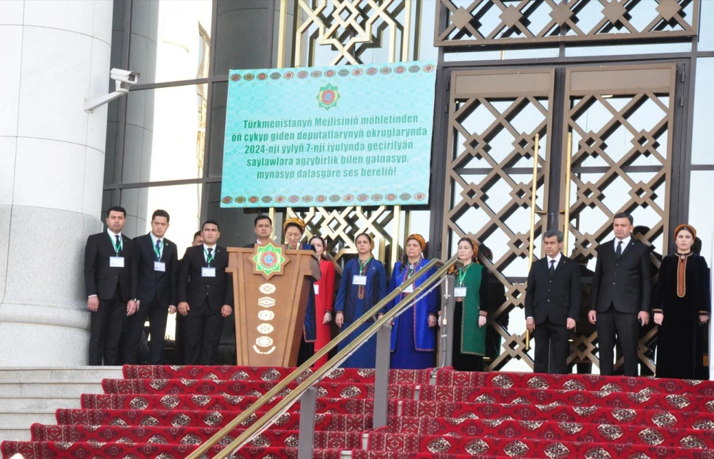 Elections of deputies of the Mejlis of Turkmenistan took place