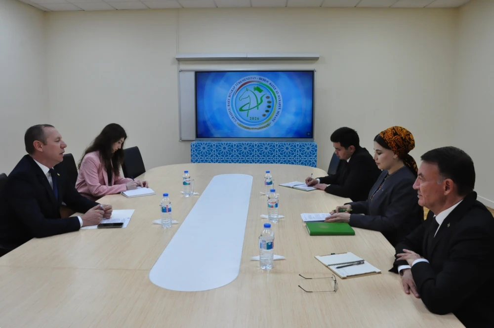 СОСТОЯЛАСЬ ВСТРЕЧА С ПРЕДСТАВИТЕЛЕМ ПОСОЛЬСТВА УКРАИНЫ В ТУРКМЕНИСТАНЕ