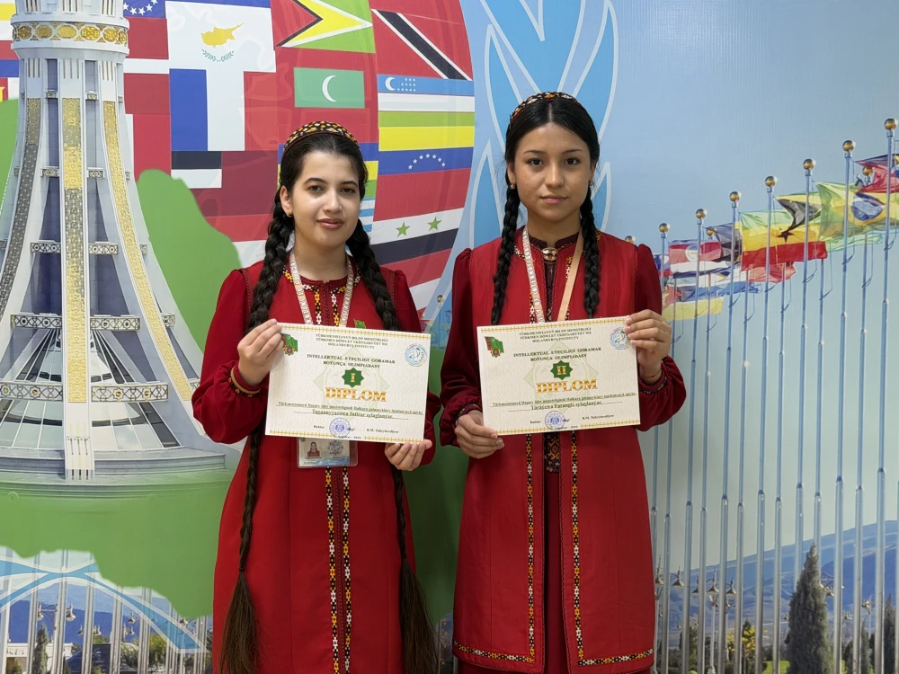 INTELLEKTUAL EÝEÇILIGI GORAMAK BOÝUNÇA OLIMPIADADA TALYP ÝAŞLARYMYZYŇ GAZANAN ÜSTÜNLIKLERI surady
