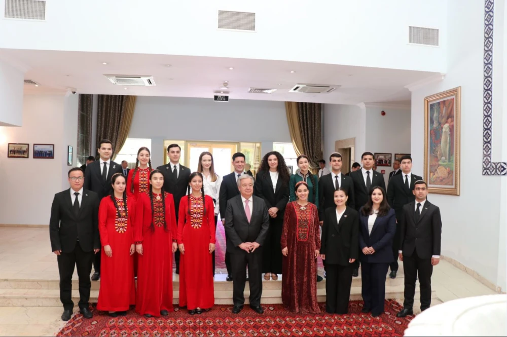 Meeting with UN Secretary-General António Guterres Inspires Participants of UNRCCA Preventive Diplomacy Academy in Turkmenistan