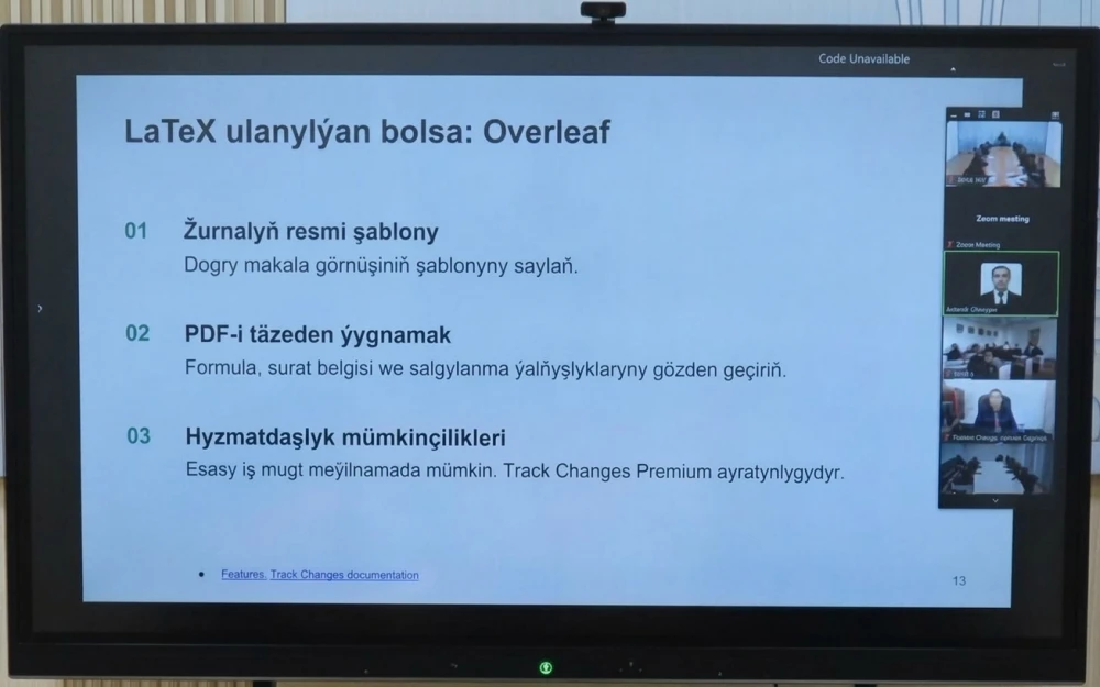«Ählumumy abadançylygyň, rowaçlygyň we durnukly ösüşiň bähbidine netijeli hyzmatdaşlyk» atly onlaýn okuw maslahaty geçirildi surady