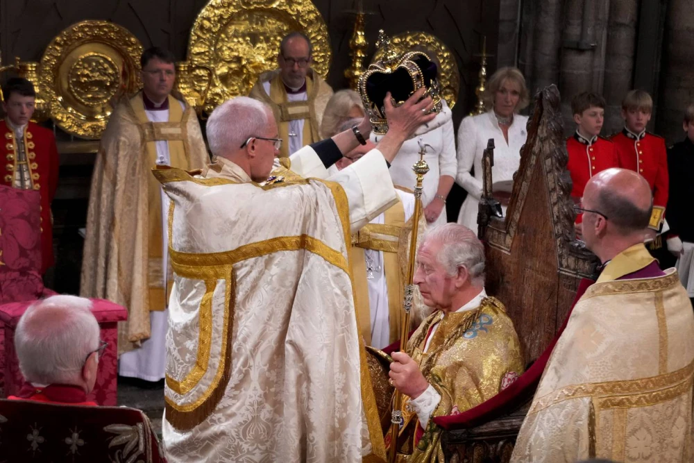 The diplomatic protocol of  the British Coronation Ceremony