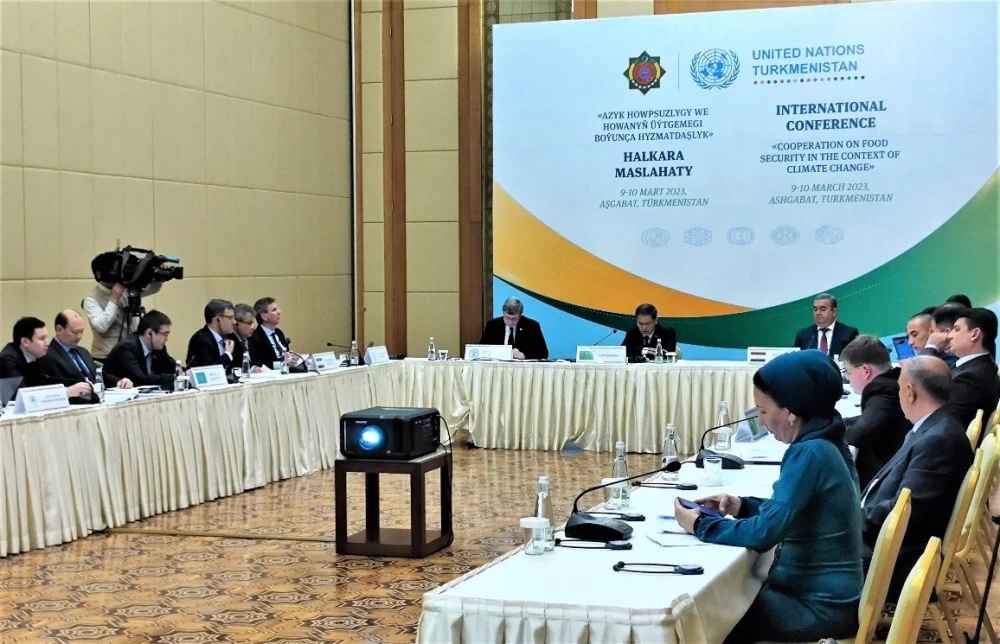 ASHGABAT HOSTED A FORUM ON FOOD SECURITY IN THE FACE OF CLIMATE CHANGE surady