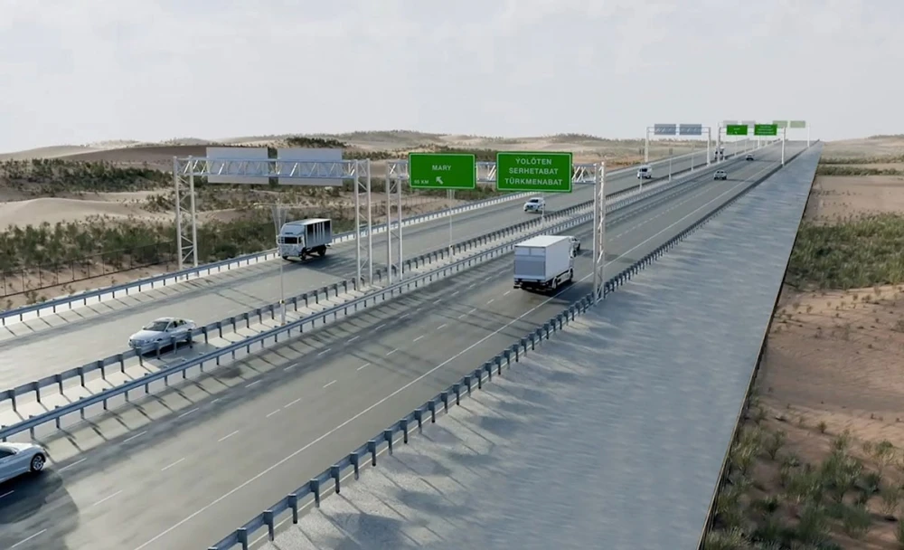 Unveiling the Future: The Inauguration of the Second Phase of the  Ashgabat-Turkmenabat High-Speed Highway surady