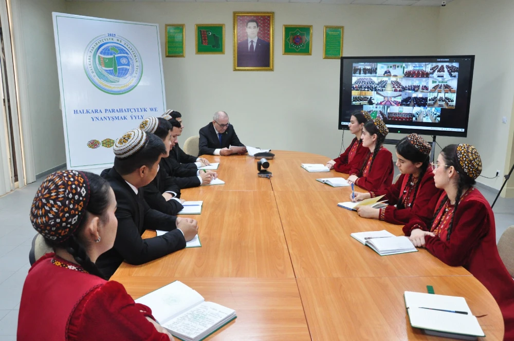 An Online Training Session Dedicated to 30 th Anniversary of the Permanent  Neutrality of Turkmenistan and Motto of the Year surady