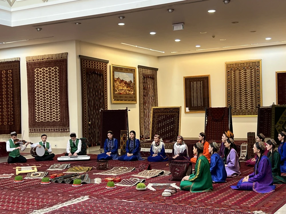 Event held at the National Museum of Turkmen Carpet surady