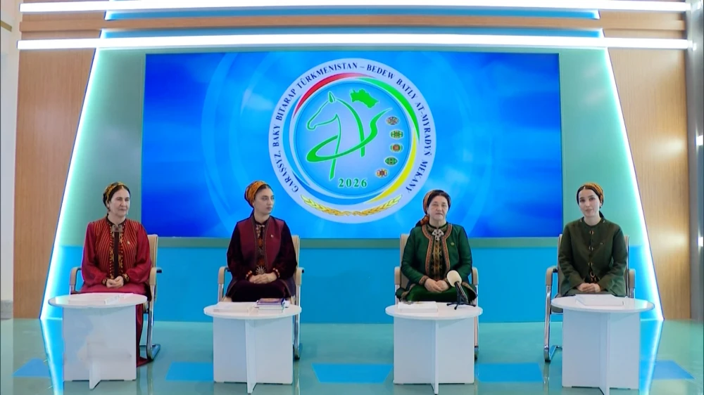 «ALYM ZENANLARYŇ HÄZIRKI ZAMAN YLMYNDAKY ORNY» ATLY SÖHBETDEŞLIK GEÇIRILDI surady