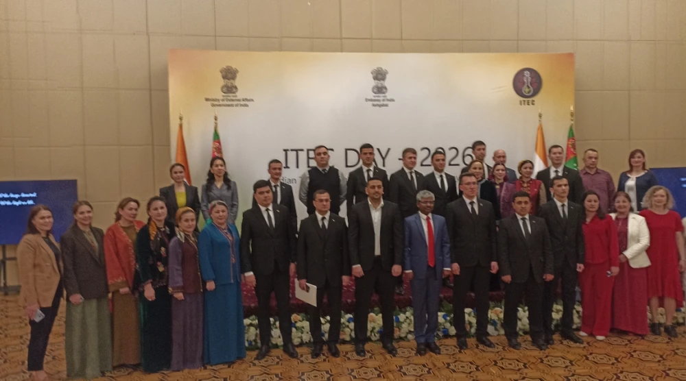 HINDISTANYŇ TÜRKMENISTANDAKY ILÇIHANASY ITEC DAY-2026 GÜNÜNI BELLEDI surady