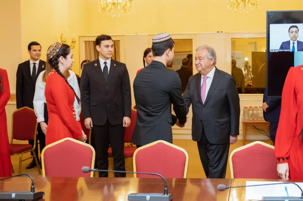 Meeting with UN Secretary-General António Guterres Inspires Participants of UNRCCA Preventive Diplomacy Academy in Turkmenistan