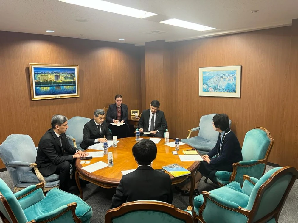 The Delegation of Turkmenistan held a meeting at the Japan Institute of International Affairs