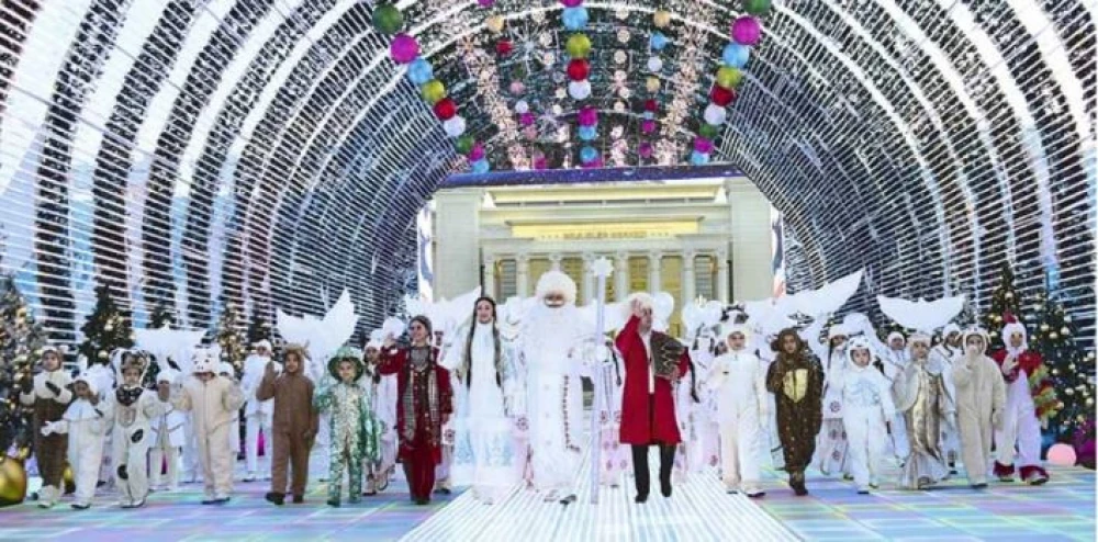 TÄZE ÝYL BAÝRAMYNA BAGYŞLANYP GEÇIRILEN DABARA surady