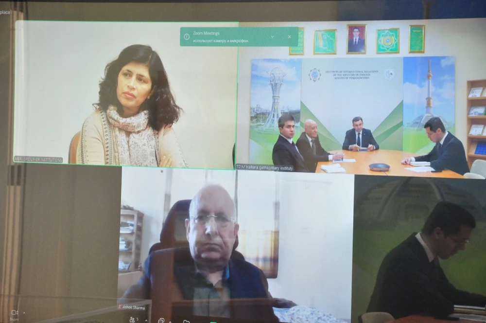 ONLINE MEETING WITH INDIA – CENTRAL ASIA  FOUNDATION