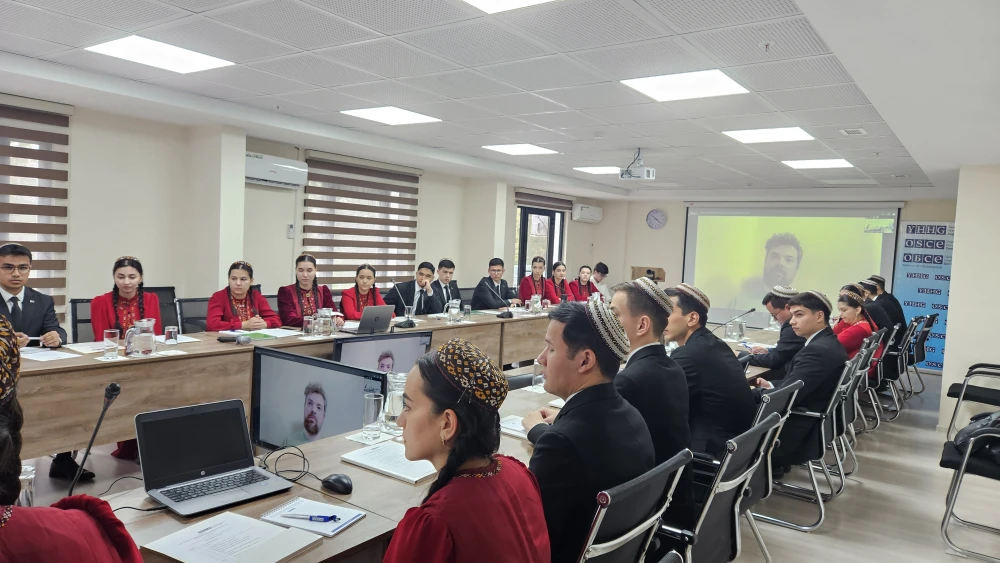 В ЦЕНТРЕ ОБСЕ В АШХАБАДЕ СОСТОЯЛСЯ СЕМИНАР ДЛЯ СТУДЕНТОВ