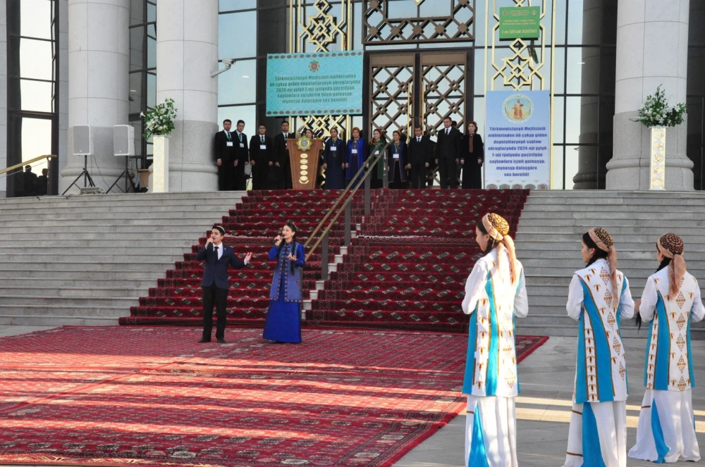 Elections of deputies of the Mejlis of Turkmenistan took place