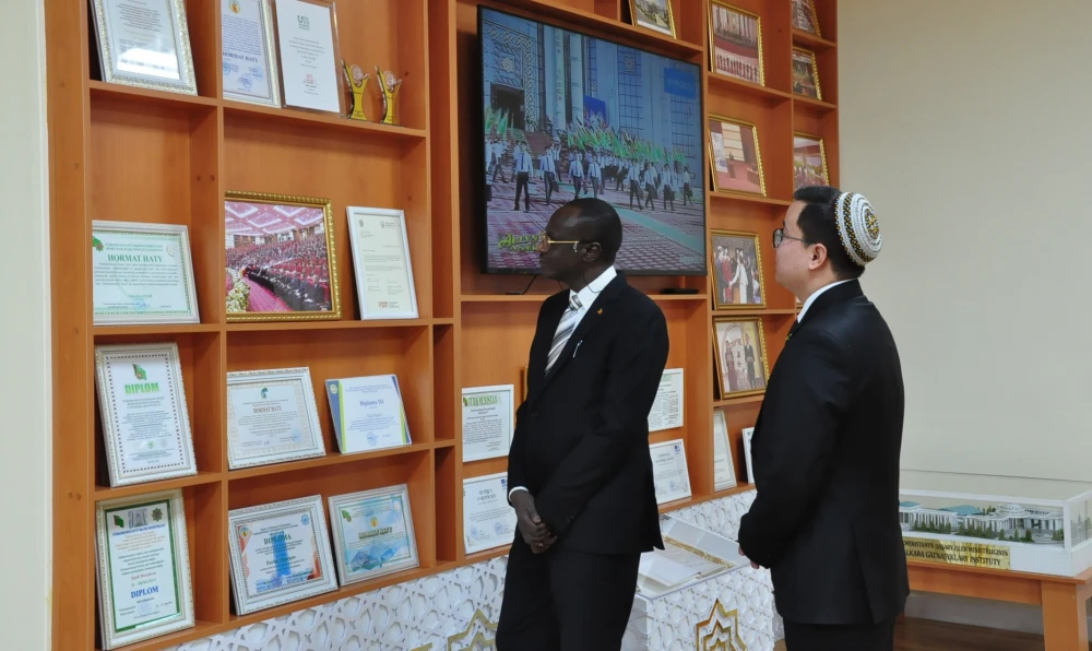 LECTURE WITH THE PARTICIPATION OF THE NEWLY APPOINTED AMBASSADOR OF THE REPUBLIC OF CHAD TO TURKMENISTAN WAS HELD