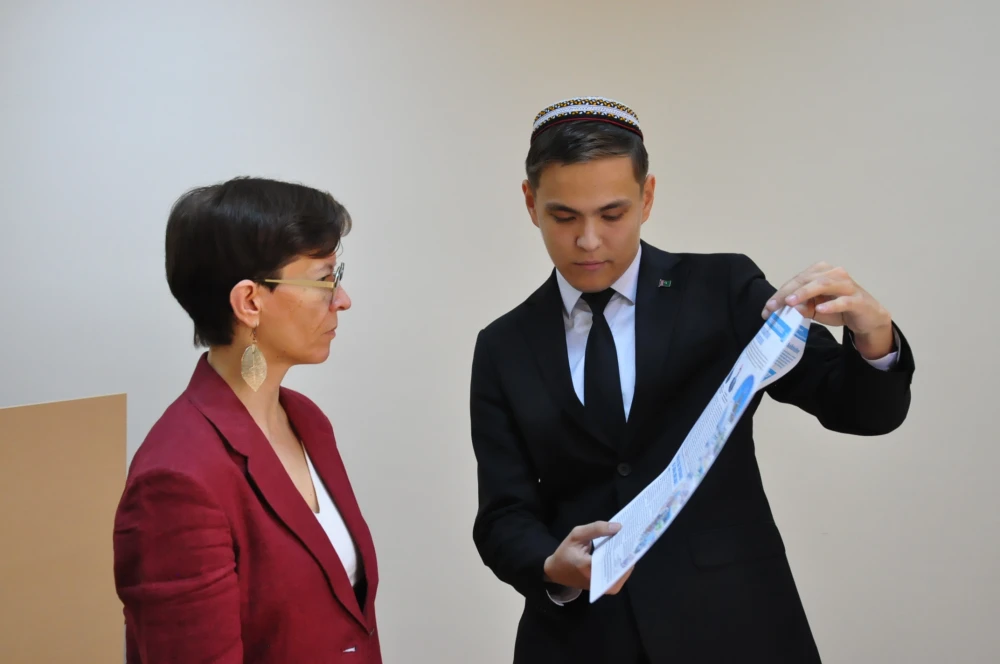 MEETING WITH THE AMBASSADOR OF THE REPUBLIC OF FINLAND TO TURKMENISTAN