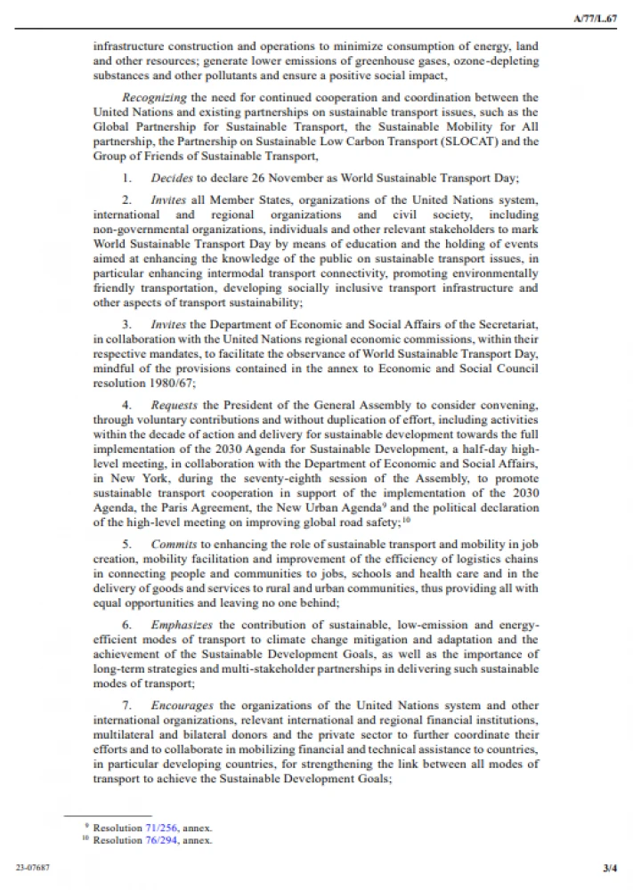 Armenia, Botswana, Hungary, Kazakhstan, Lesotho, Morocco, Nicaragua,  Qatar, Russian Federation, Tajikistan, Türkiye, Turkmenistan, Uganda and  Uzbekistan:* draft resolution