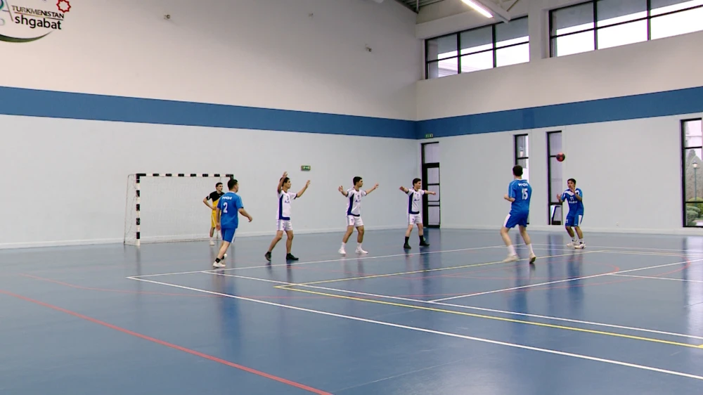 The Handball Competition among the Students of Our Institute «Students of the Revival of the New Era of the Powerful State» Was Held