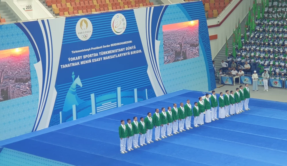 The Farewell Ceremony of  Turkmen Athletes to XXXIII Summer Olympic Games