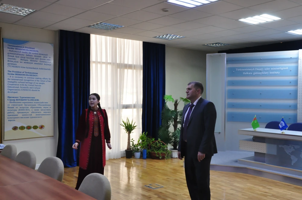 MEETING WAS HELD WITH THE RECTOR OF ASTRAKHAN STATE UNIVERSITY