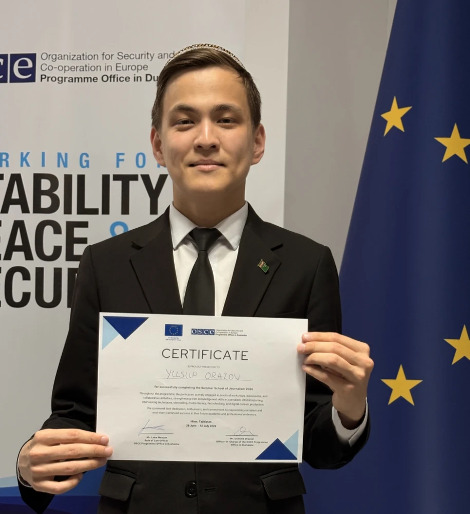 THE STUDENT OF THE INSTITUTE SUCCESSFULLY PARTICIPATED IN THE OSCE SUMMER SCHOOL ON JOURNALISM