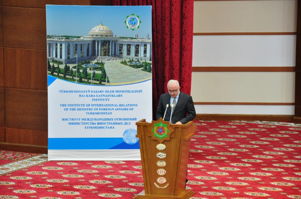 The President of the Republic of Armenia Made a Speech at  the Institute of International Relations of the Ministry of Foreign Affairs of Turkmenistan