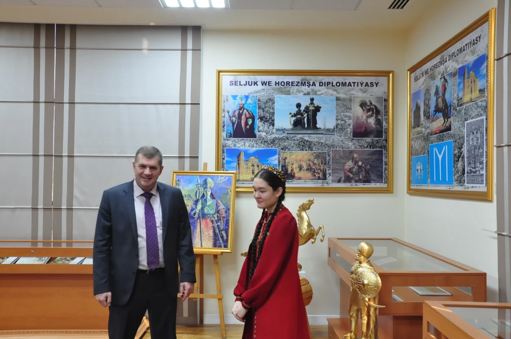 MEETING WAS HELD WITH THE RECTOR OF ASTRAKHAN STATE UNIVERSITY