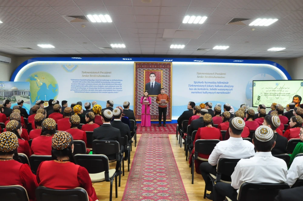 SOLEMN CULTURAL AND LITERARY EVENT DEDICATED TO THE POETRY DAY OF HAFEZ SHIRAZI WAS HELD