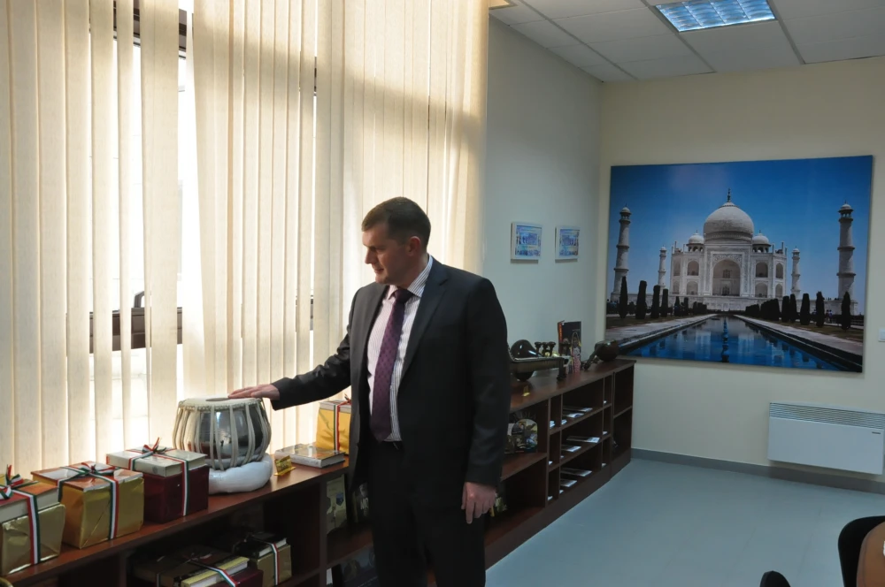 MEETING WAS HELD WITH THE RECTOR OF ASTRAKHAN STATE UNIVERSITY