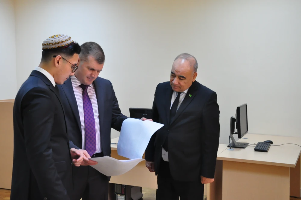 MEETING WAS HELD WITH THE RECTOR OF ASTRAKHAN STATE UNIVERSITY