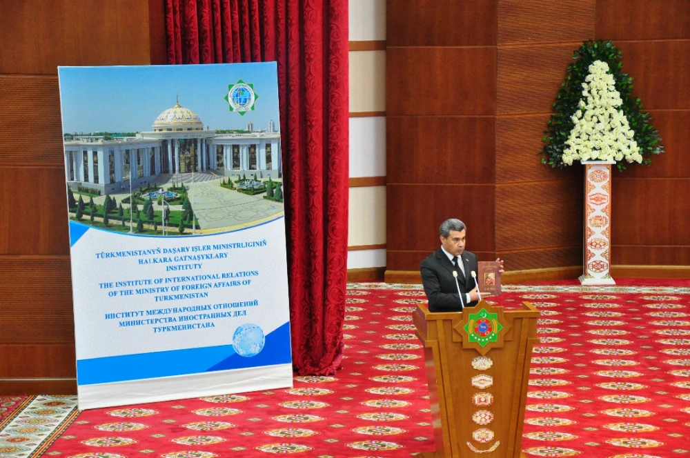 The President of the Republic of Armenia Made a Speech at  the Institute of International Relations of the Ministry of Foreign Affairs of Turkmenistan