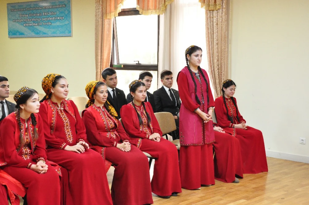 The French language week at the Institute of International Relations of the Ministry of Foreign Affairs of Turkmenistan