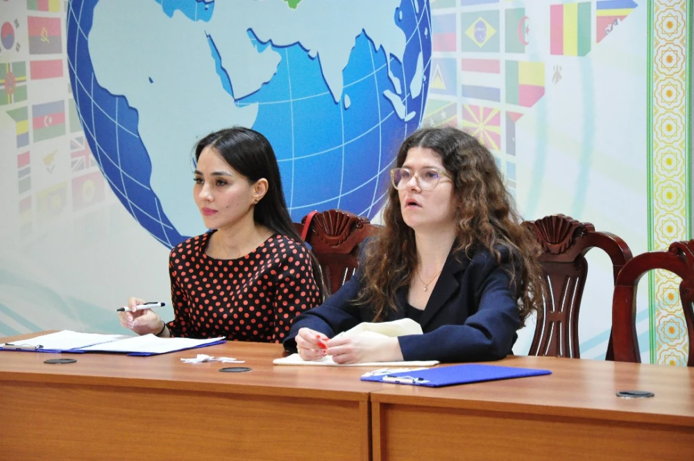 The French language week at the Institute of International Relations of the Ministry of Foreign Affairs of Turkmenistan