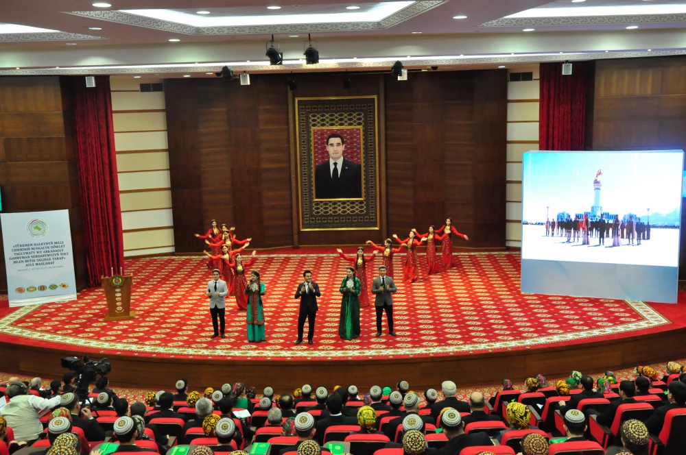 Conference dedicated to the topic “The model state doctrine of the National Leader of the Turkmen people and towards a great future with   the way of our Hero  Arkadag  Serdar”