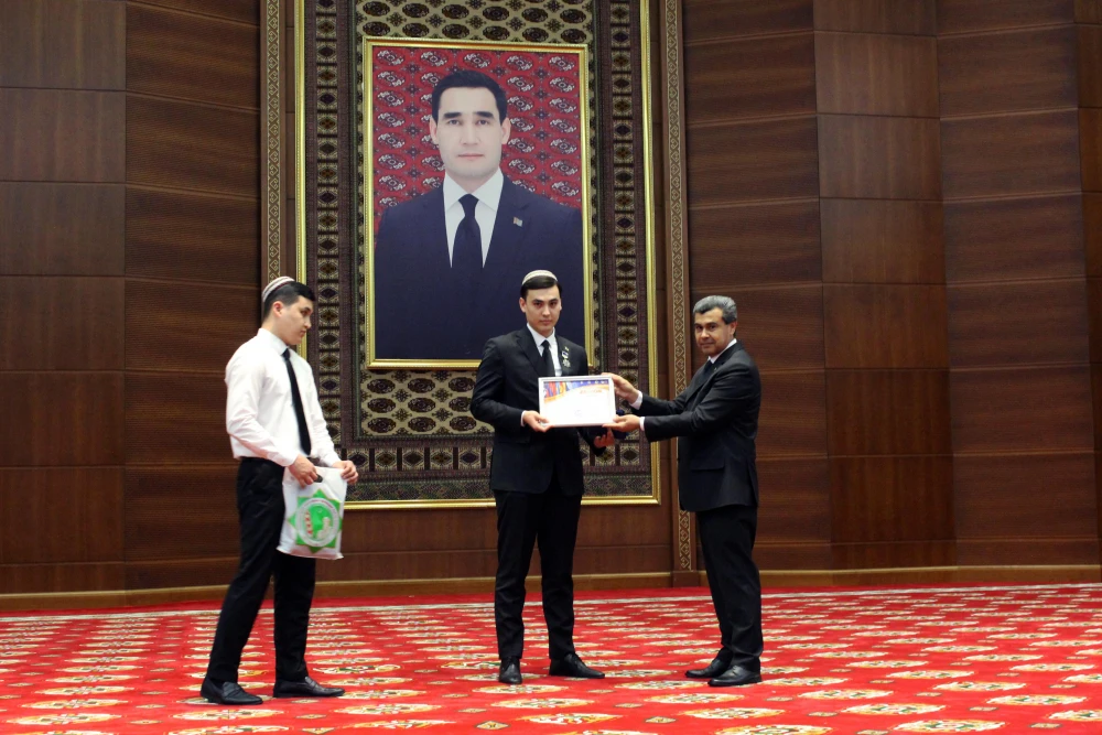 Talented Youth have been Awarded at the Institute of International Relations of the Ministry of Foreign Affairs of Turkmenistan