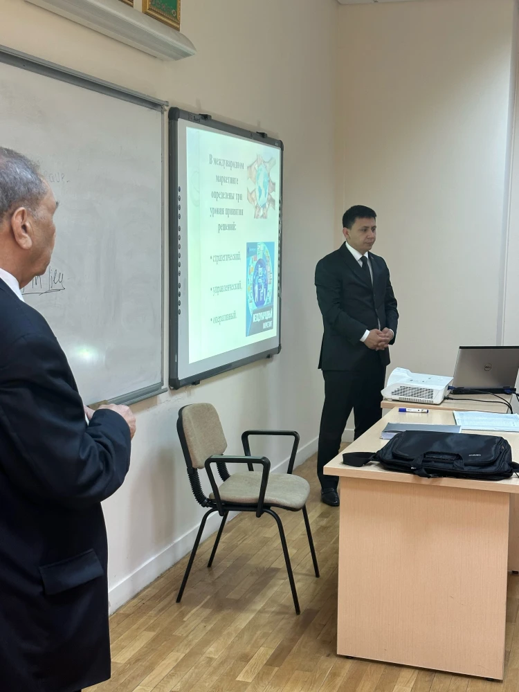 A TRIAL LESSON ON INTERNATIONAL MARKETING HAS BEEN HELD